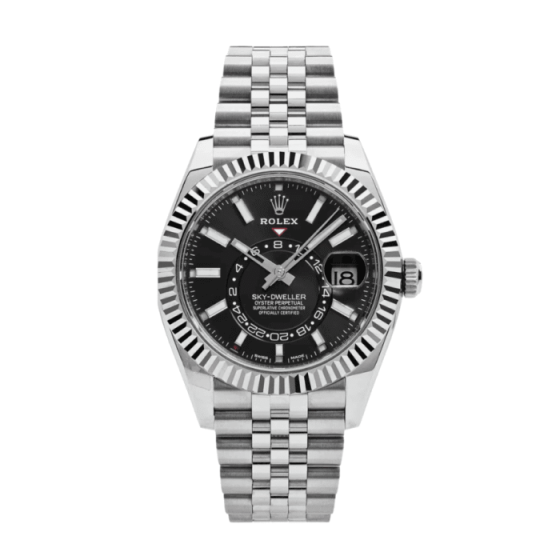 Sky-dweller black dial jubilee 42mm