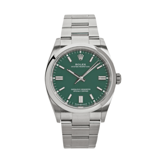 Oyster perpetual green dial