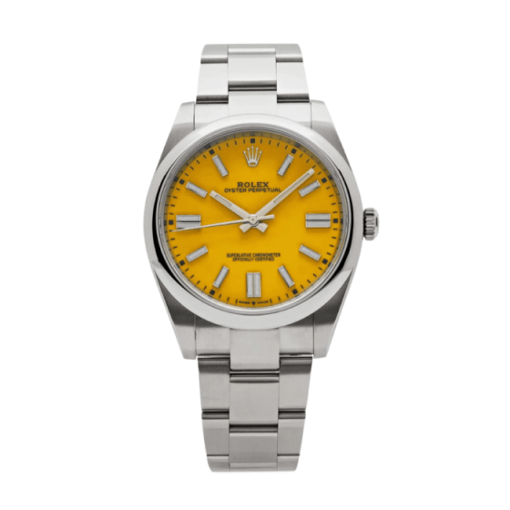 Oyster perpetual yellow 41mm