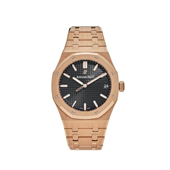 Royal Oak 15500OR.OO.1220OR.01 Selfwinding Rose Gold Black Dial