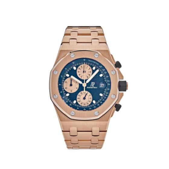 Royal Oak Offshore 26238OR.OO.2000OR.01 Chronograph ‘Brick’ Rose Gold Blue Dial