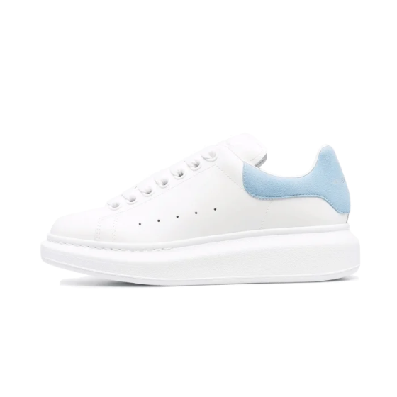 Oversized White Powder Blue