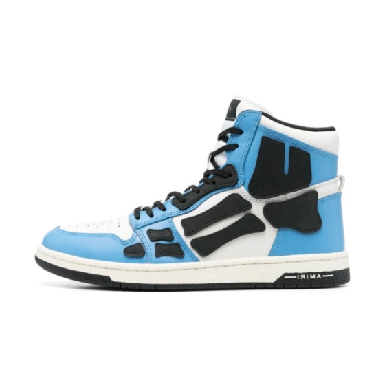 Skel blue black high tie-dye